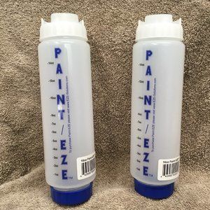 Two New 16 oz. Squeeze Paint Bottle Refillable